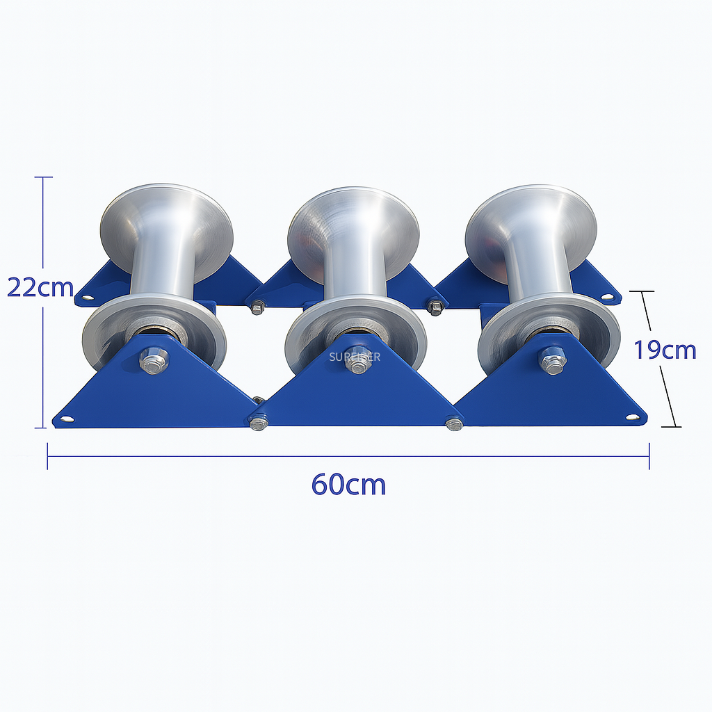 Heavy Duty Cable Roller Pulley for Underground and Overhead Wire Laying