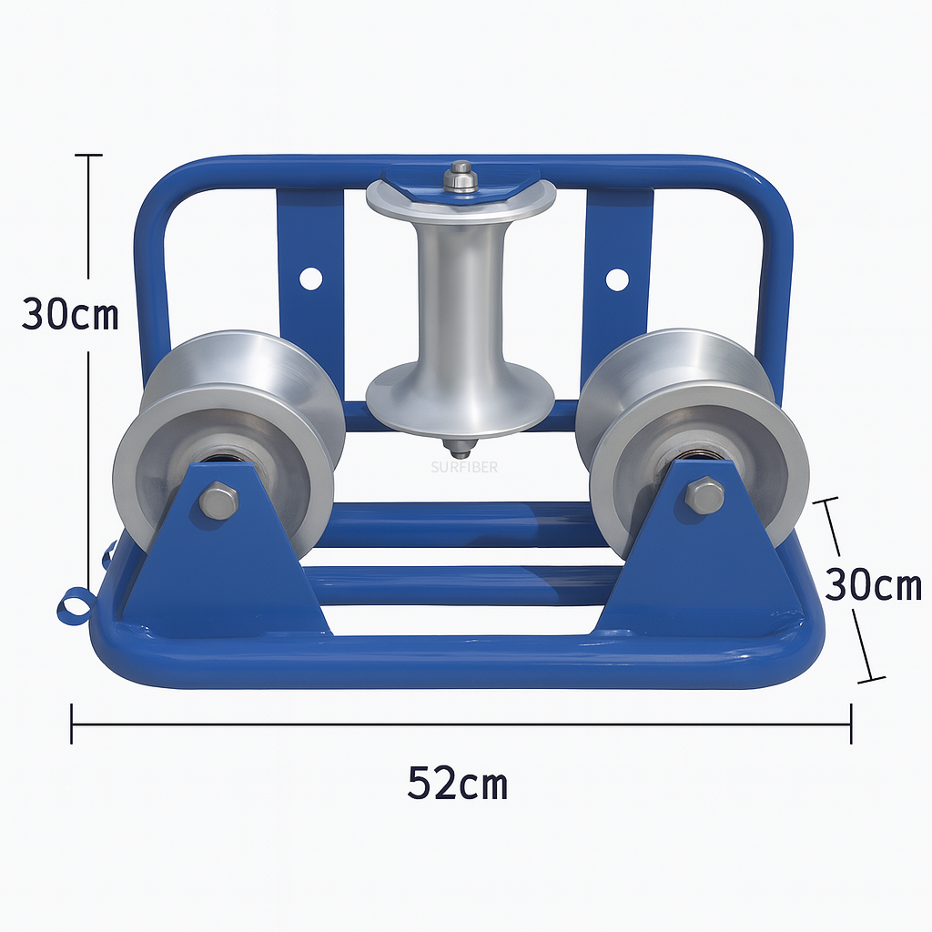 Heavy Duty Cable Roller Pulley for Underground and Overhead Wire Laying