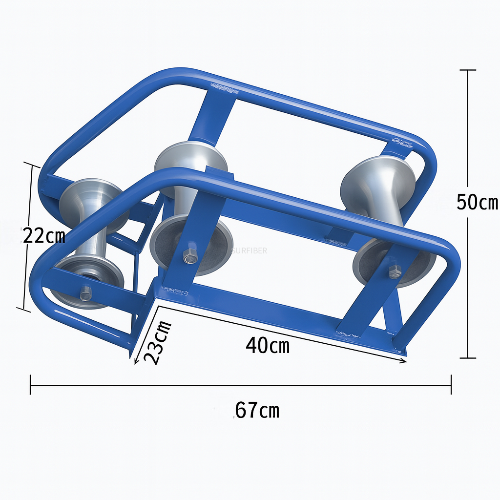 Heavy Duty Cable Roller Pulley for Underground and Overhead Wire Laying