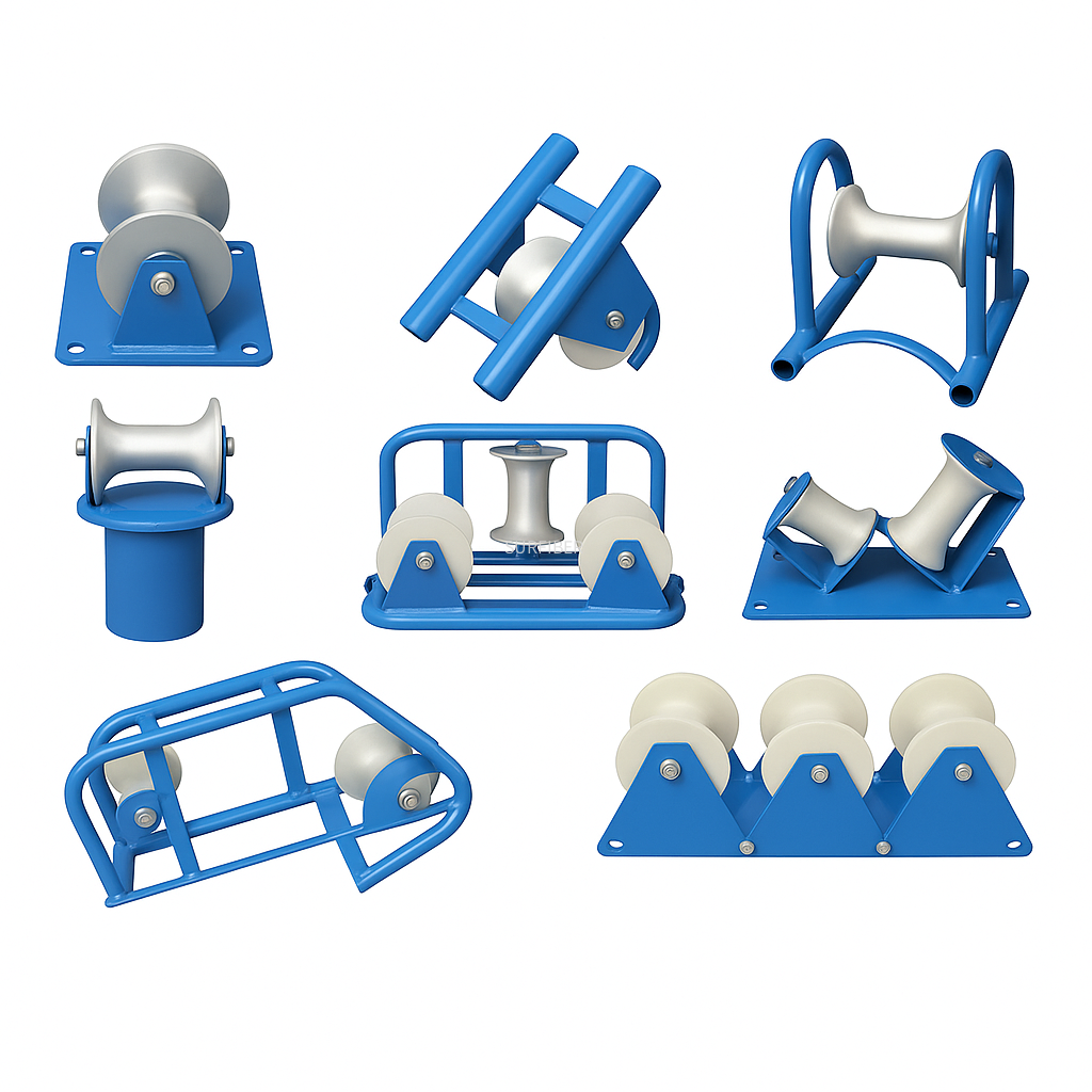 Heavy Duty Cable Roller Pulley for Underground and Overhead Wire Laying