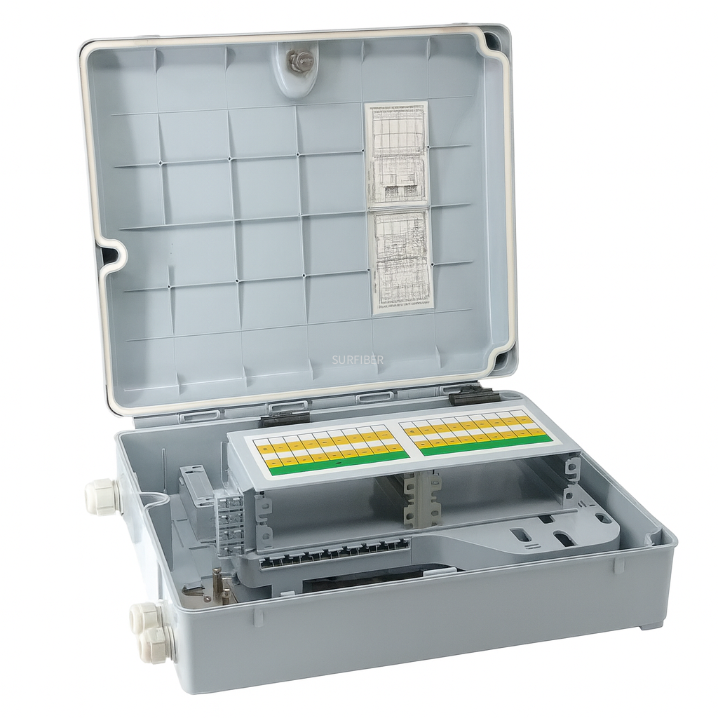 32/48 Core Fiber Optic Distribution Box with PLC Splitter