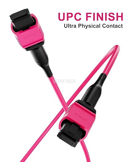MPO/MTP Patch Cord Cable, 12 Core, Multimode OM4 LSZH,  Female or Male, Type A B C, IL≤0.35dB