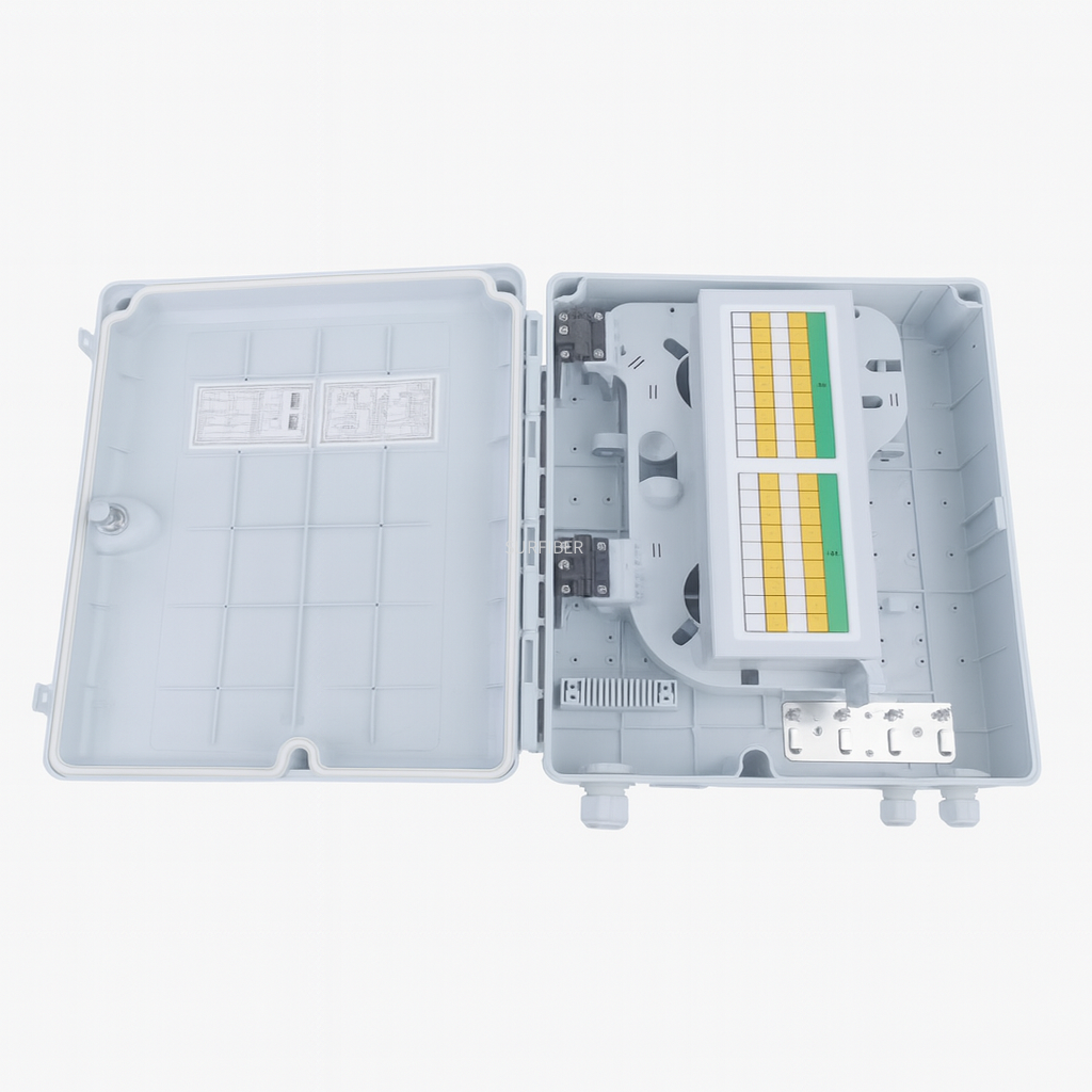 32/48 Core Fiber Optic Distribution Box with PLC Splitter