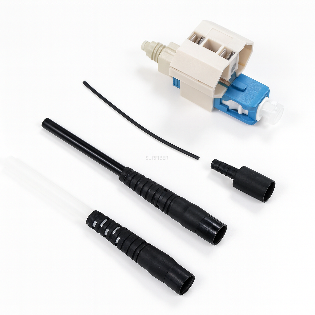 SC-SMAU-100 FASTConnect SC/APC-AU Singlemode 9µm Fiber Optic Connector