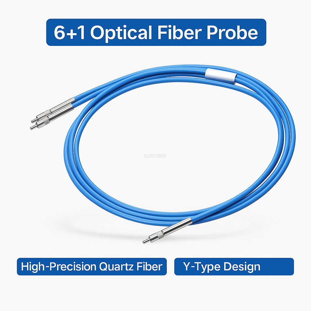 Laser Optical Fiber Probe Bundle | 2-Core to 18+1 Quartz Fiber | Y-Type Multi-Core Design | OEM ODM Custom Laser Fiber Cable