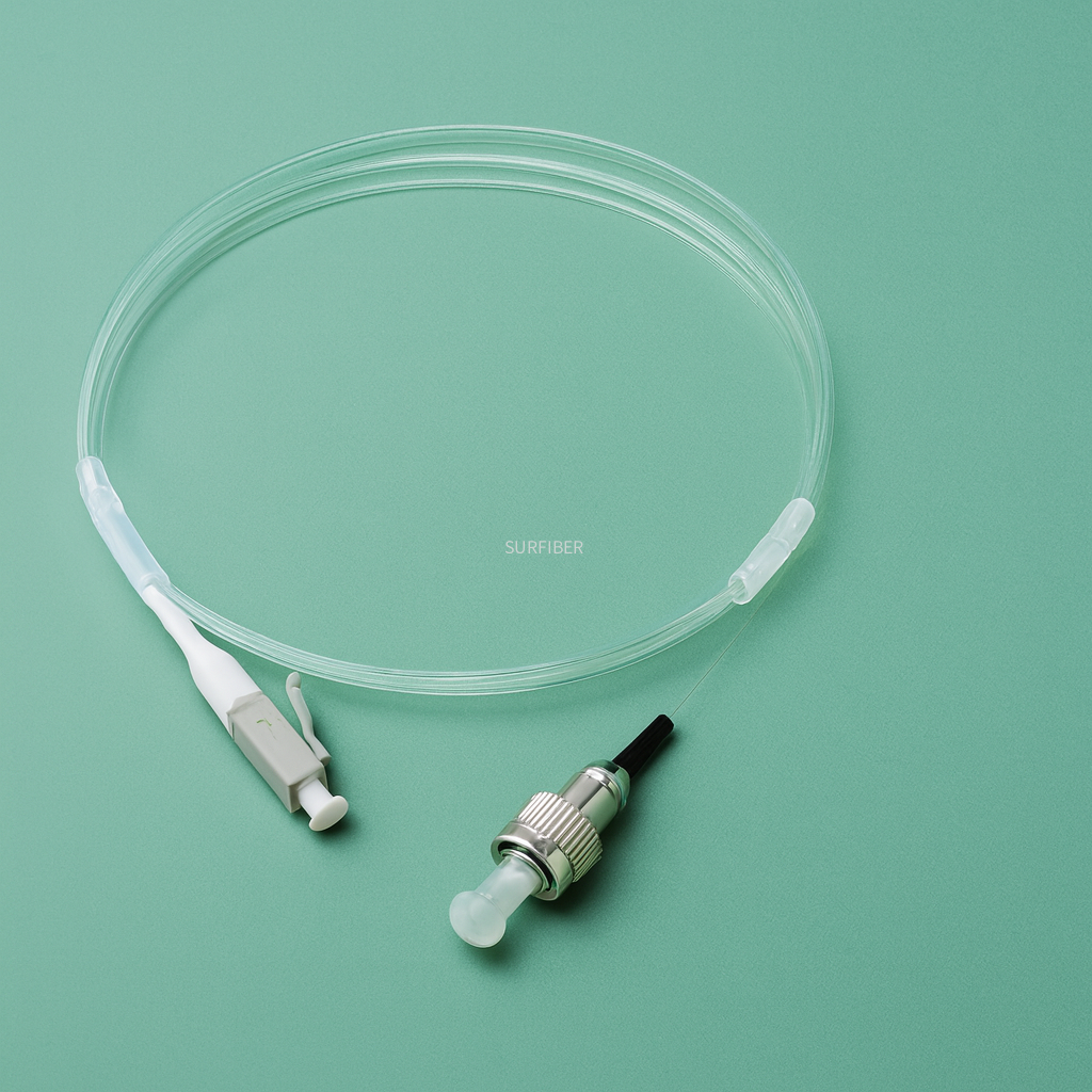 High Power Large Core Energy Optical Fiber Patch Cord Cable 105um, 200um, 400um, 600um, 800um, 1000um for Laser Transmission