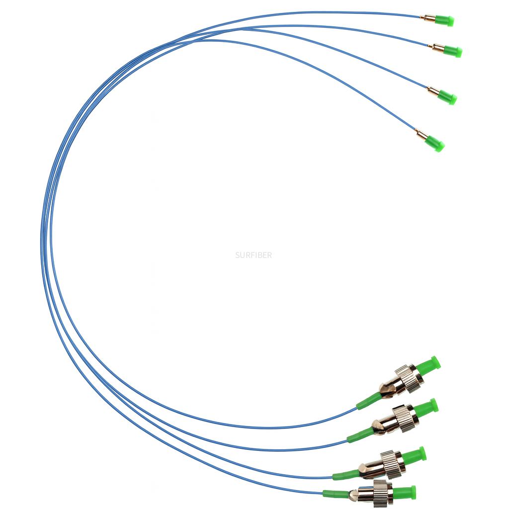 High Power Large Core Energy Optical Fiber Patch Cord Cable 105um, 200um, 400um, 600um, 800um, 1000um for Laser Transmission