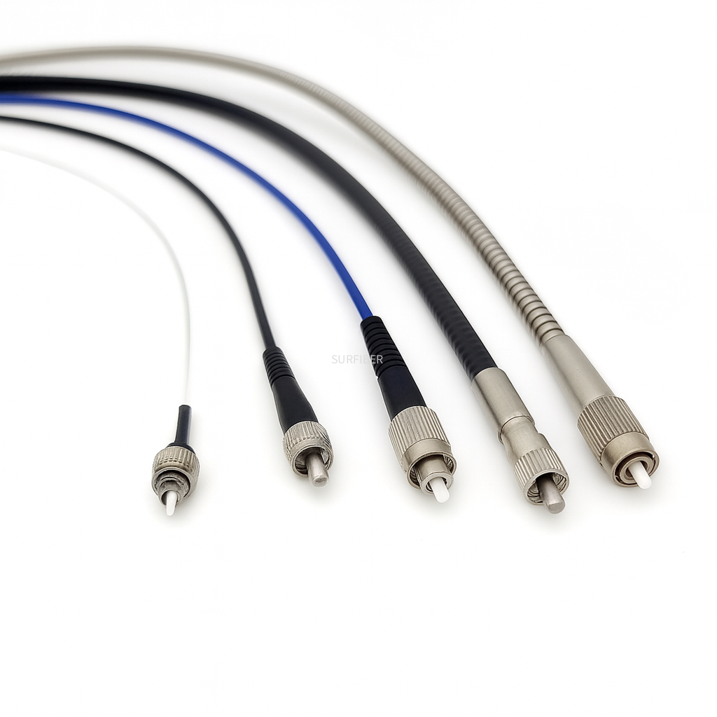 Low Power Laser Fiber Cable SMA905 Connector Arcap Ferrule UV VIS NIR Spectroscopy Patch Cord for Sensors