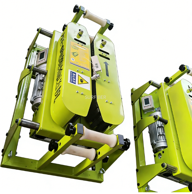 LW6 Intelligent Cable Conveyor Machine Variable Frequency Power Cable Laying Puller 2T Traction Electric Cable Feeder