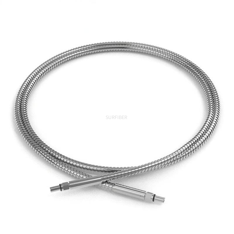 High Power Quartz Optical Fiber 50 1000um Step Index Multimode NIR Fiber 400 2500nm SMA905/FSMA Connectors SURFIBER/OEM Brand