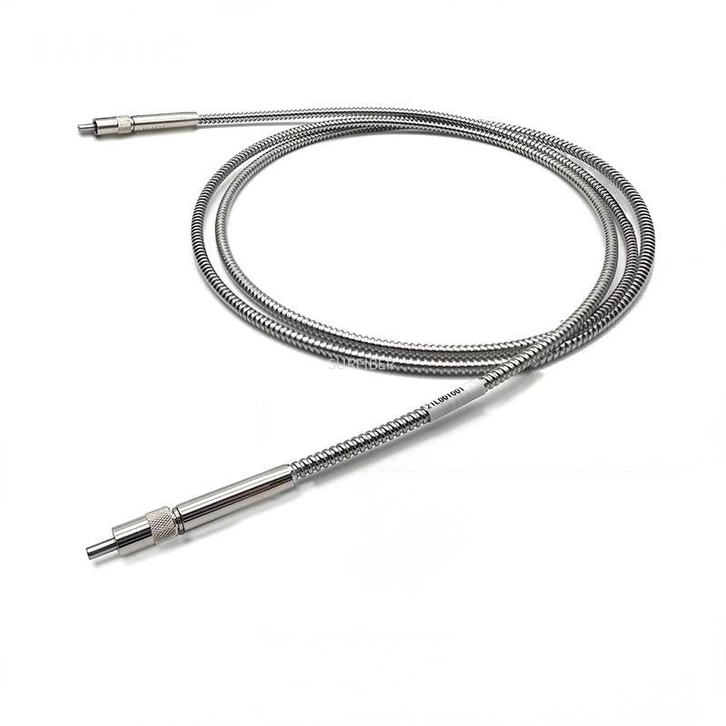 High Power Quartz Optical Fiber 50 1000um Step Index Multimode NIR Fiber 400 2500nm SMA905/FSMA Connectors SURFIBER/OEM Brand