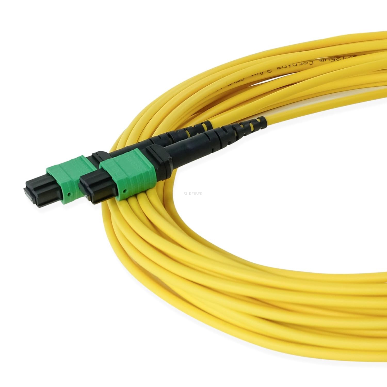 High-Performance MPO/MTP Patch Cord, 8 Core, OS2 Singlemode, G657A1 Fiber, LSZH, Low Loss IL≤0.35dB, Type A/B/C