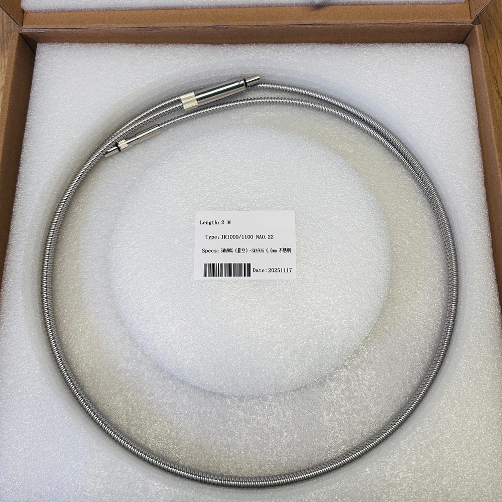 SURFIBER SMA905 High Power Fiber Optic Patch Cord, Stainless Steel Armored, Epoxy-Free, for Laser Welding & Cutting Applications