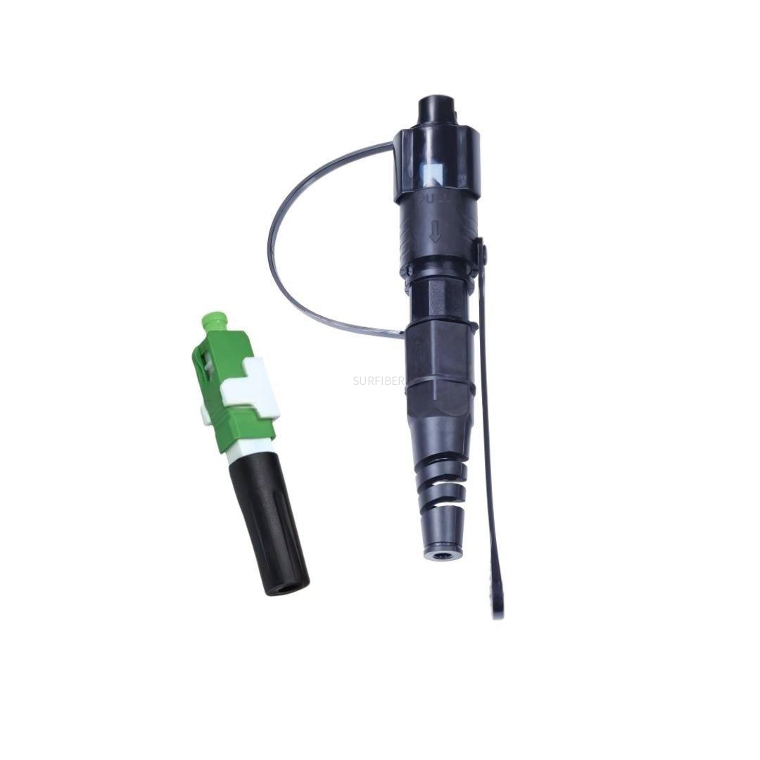 IP68 Waterproof Fiber Optic Drop Cable Outdoor Fast Connector FTTH FTTX Cable Assembly